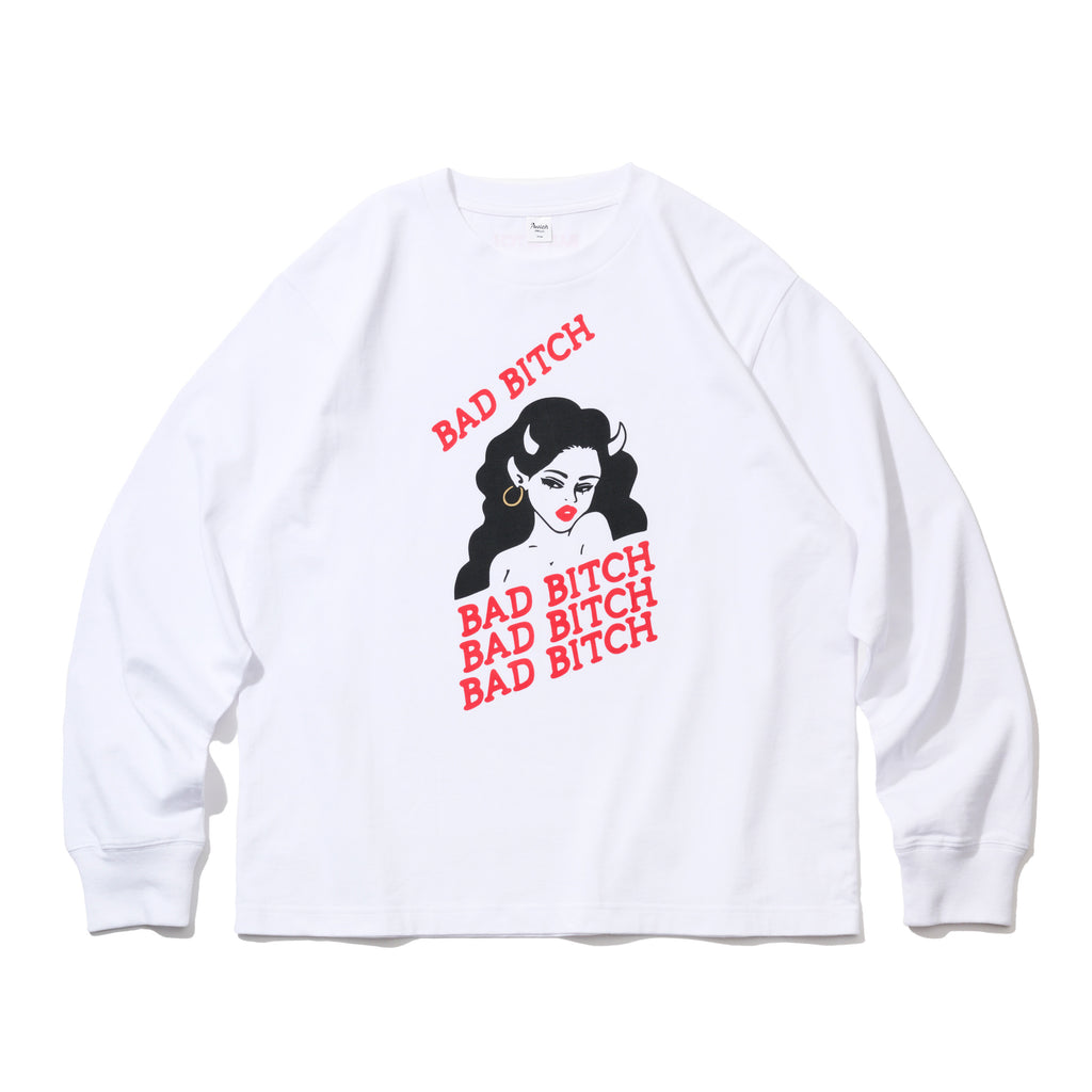 NO PANTIES L/S Tee [WHITE]