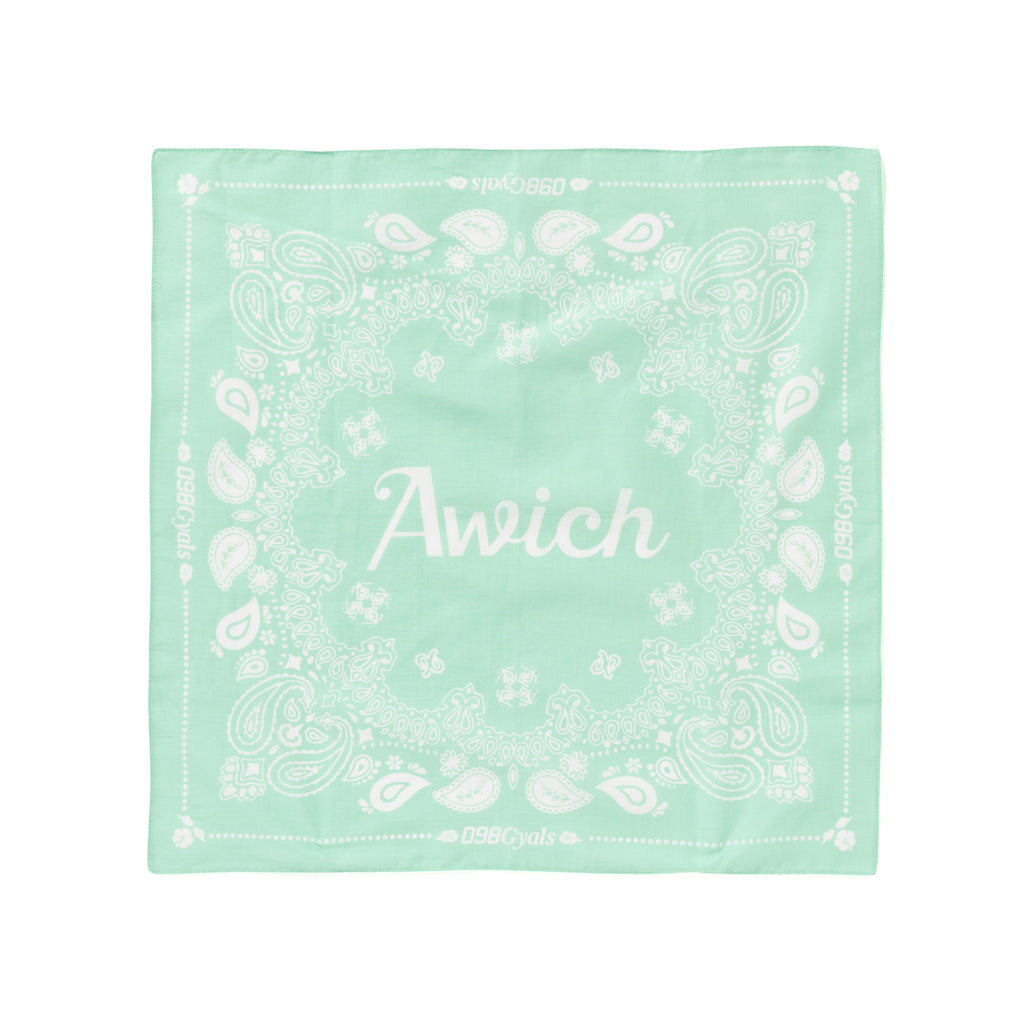 Awich 098Gyals bandana[GREEN]