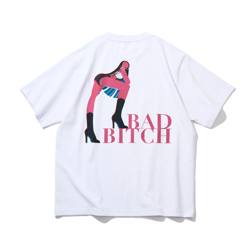Hikaru Ichijo × Awich BAD BITCH S/S Tee [WHITE]