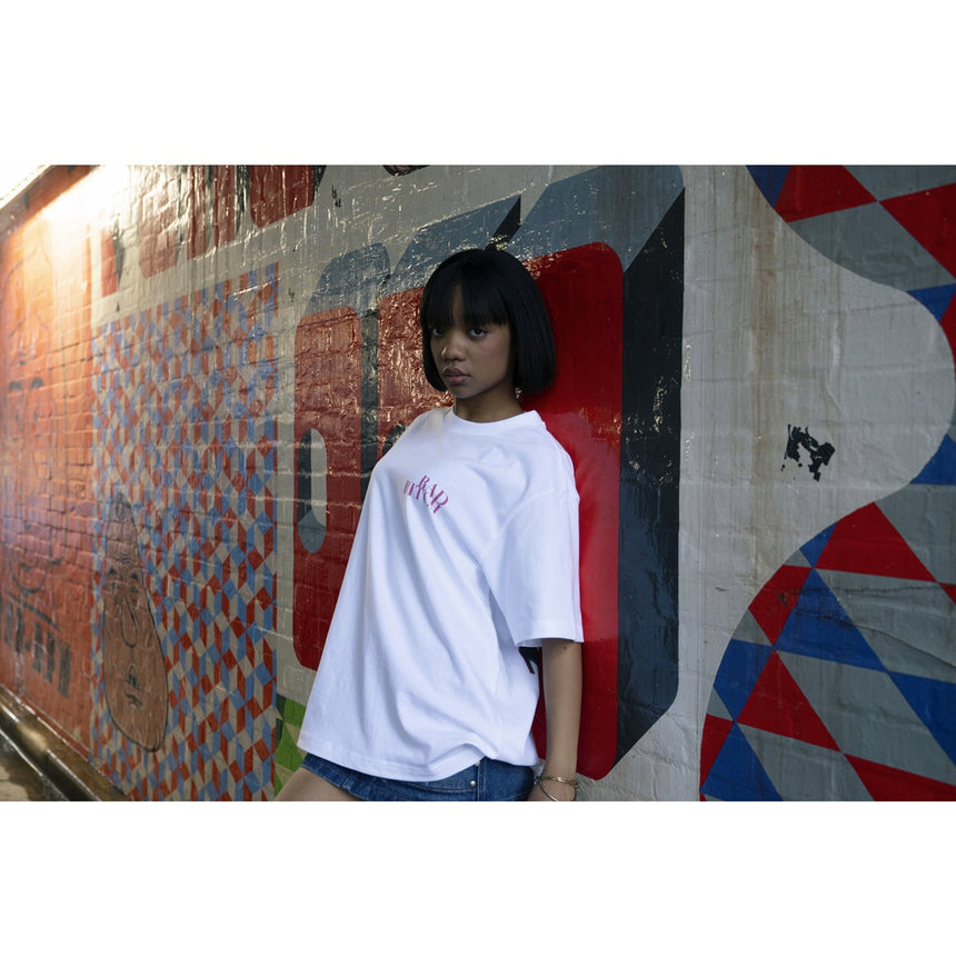 Hikaru Ichijo × Awich BAD BITCH S/S Tee [WHITE]