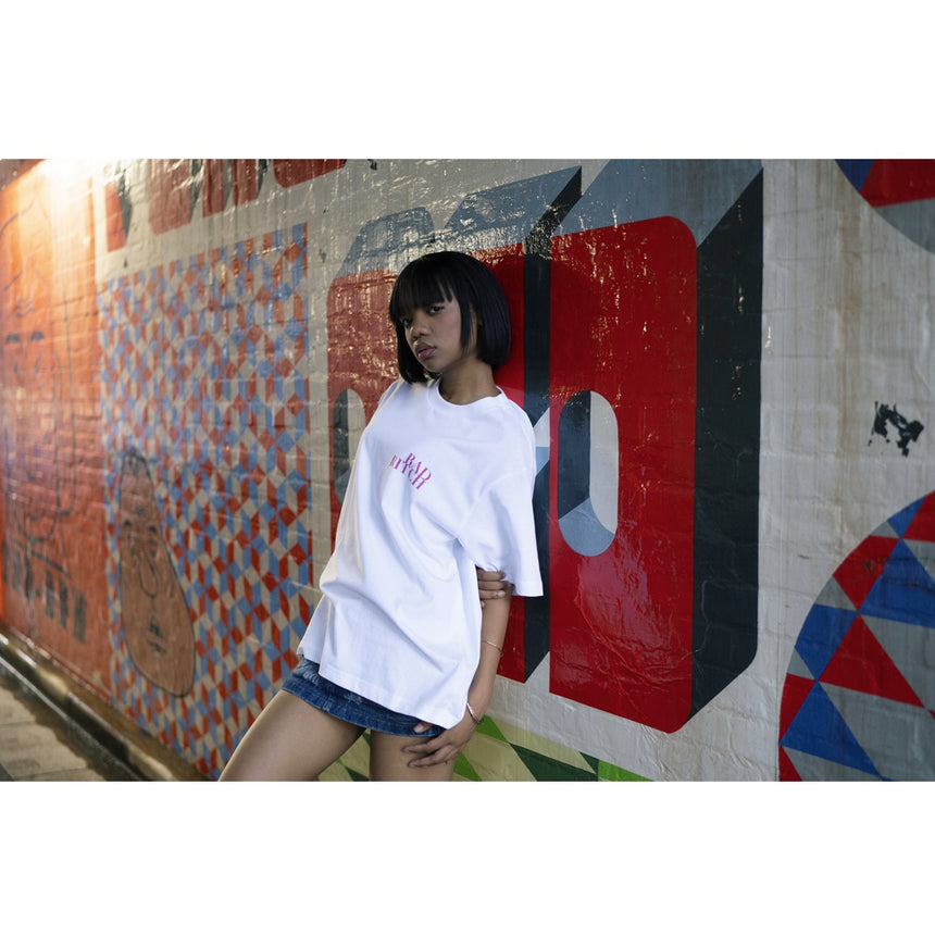 Hikaru Ichijo × Awich BAD BITCH S/S Tee [WHITE]
