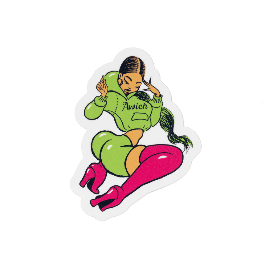 FAFI × Awich Booty Gyal Sticker