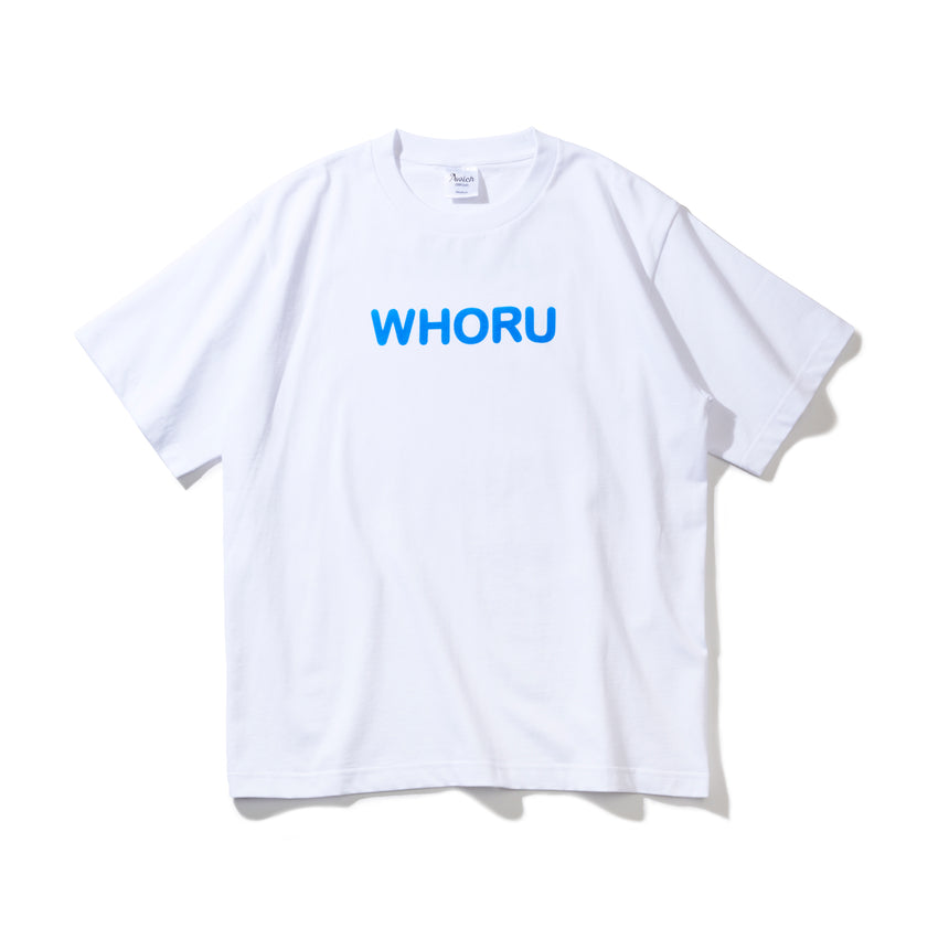 WHORU S/S Tee [WHITE]